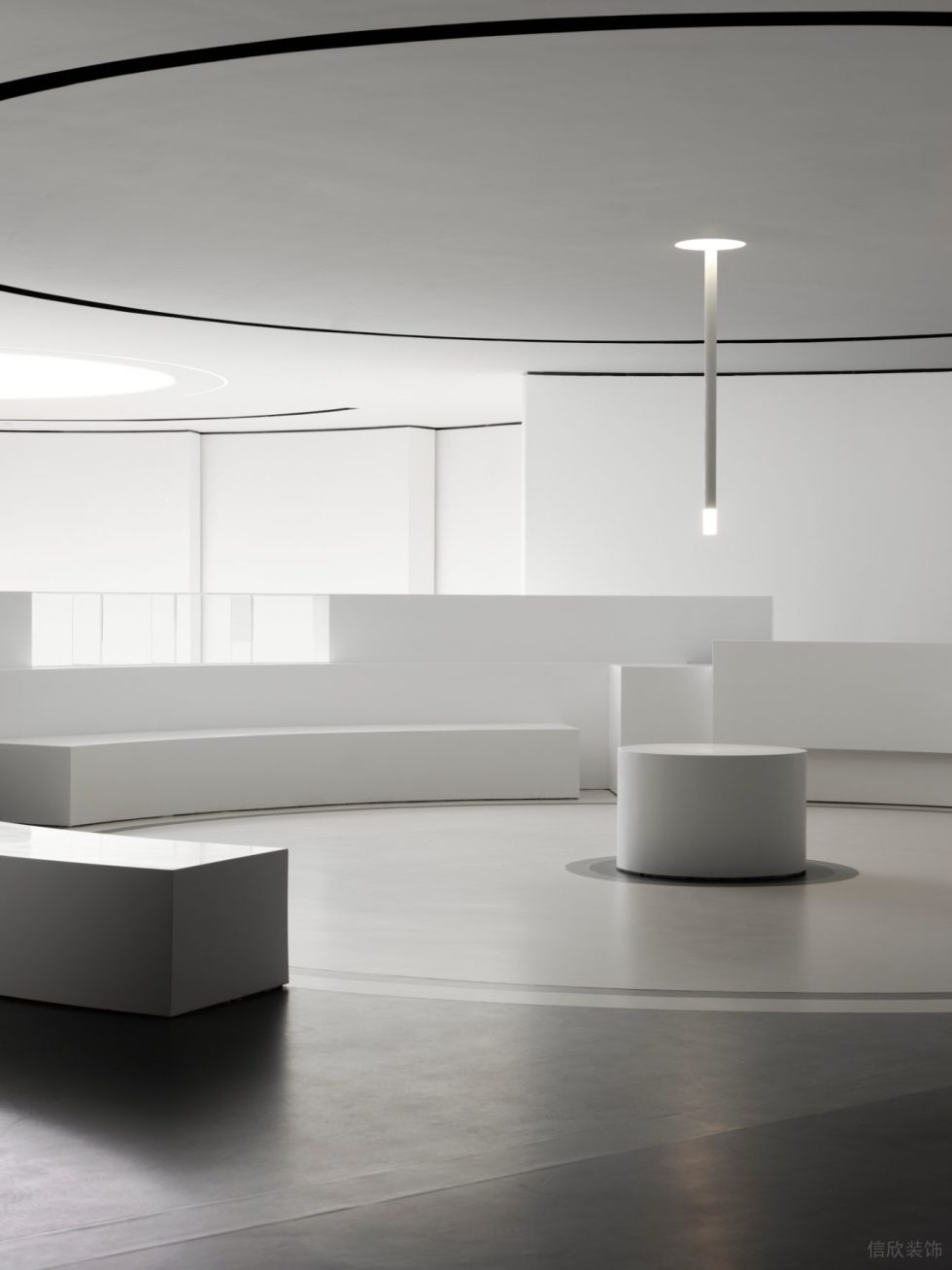 深圳羅湖區(qū)京基100辦公室裝修 待客區(qū)