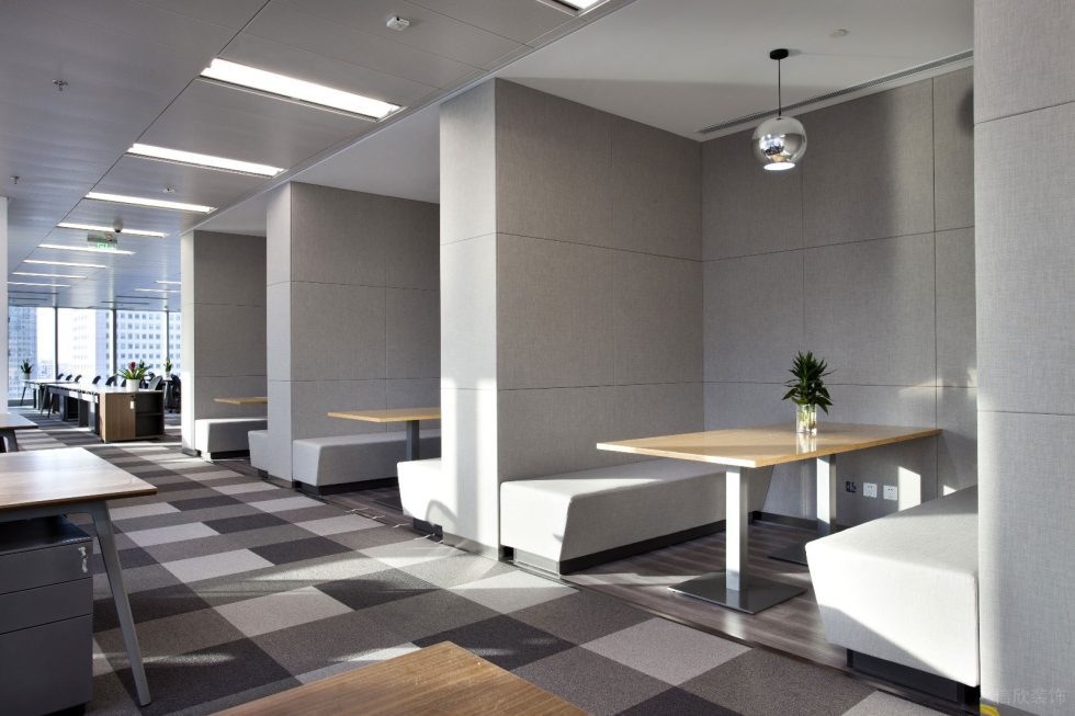 深圳龍華融創(chuàng)智匯大廈2600平方米簡約主義時尚風(fēng)辦公室裝修案例洽談廳