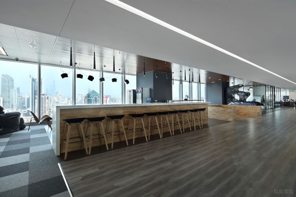 深圳龍華融創(chuàng)智匯大廈2600平方米簡約主義時尚風(fēng)辦公室裝修案例休閑廳