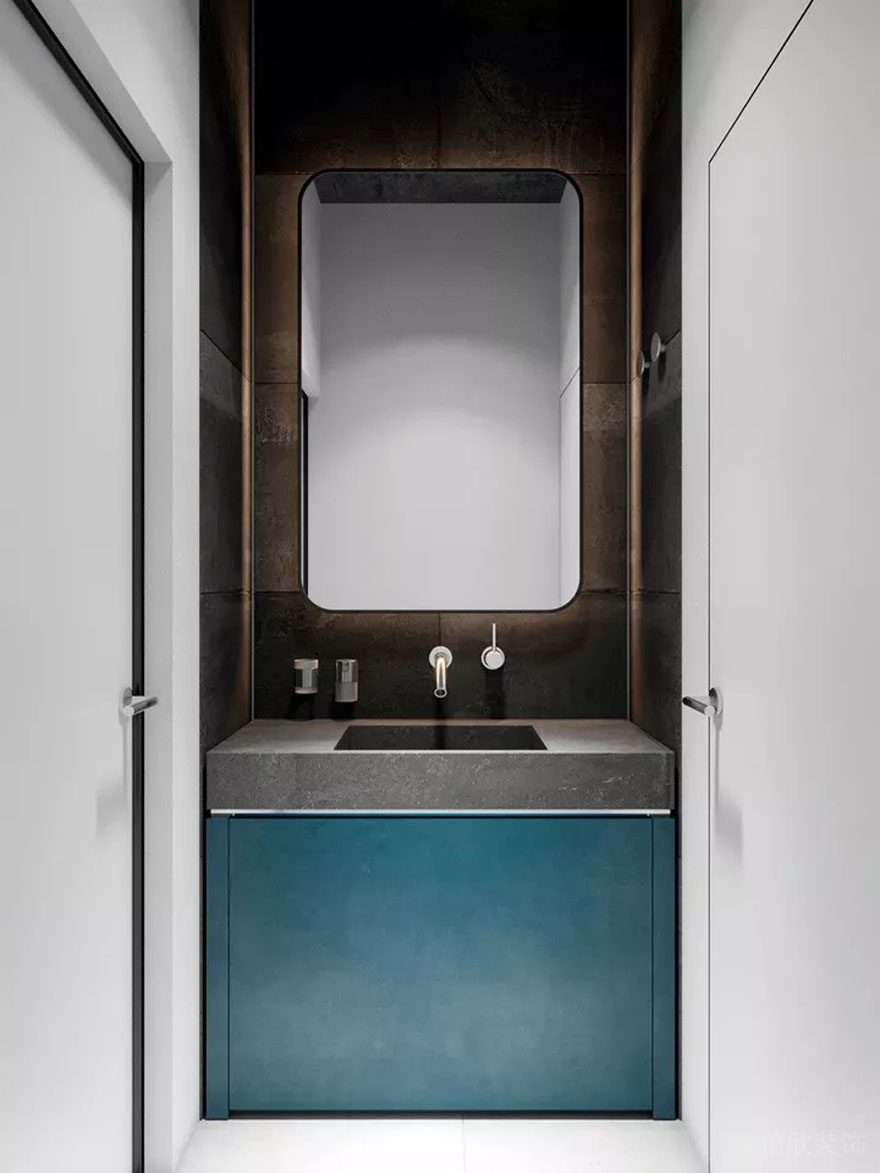 深圳羅湖中民時(shí)代廣場(chǎng)150平方米多彩簡(jiǎn)約風(fēng)辦公室裝修案例開(kāi)放式洗手臺(tái)