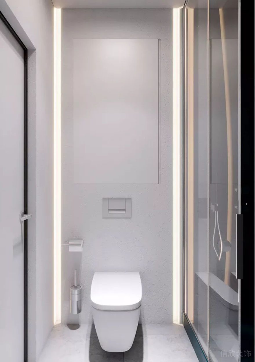 深圳羅湖中民時(shí)代廣場(chǎng)150平方米多彩簡(jiǎn)約風(fēng)辦公室裝修案例衛(wèi)生間