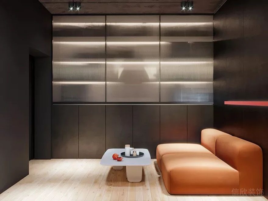 深圳羅湖中民時(shí)代廣場(chǎng)150平方米多彩簡(jiǎn)約風(fēng)辦公室裝修案例休息接待室