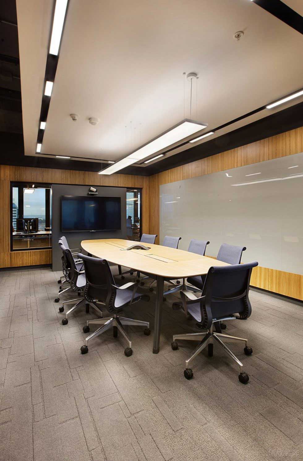 深圳南山聚創(chuàng)金谷創(chuàng)意園3500平方米工業(yè)主義北歐風(fēng)辦公室裝修案例會(huì)議室