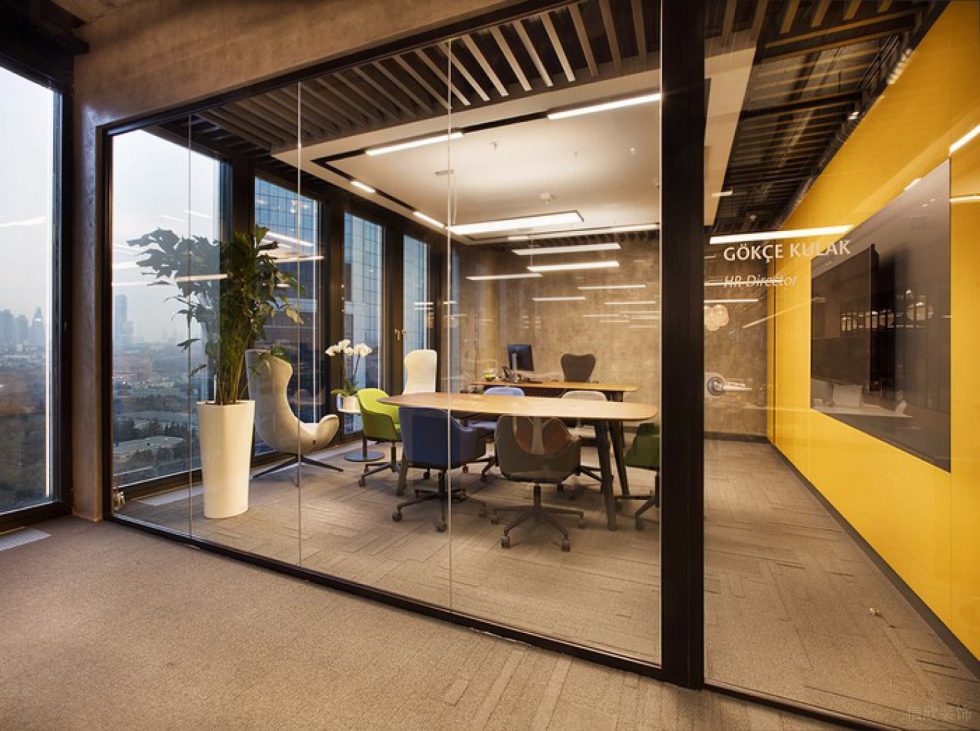 深圳南山聚創(chuàng)金谷創(chuàng)意園3500平方米工業(yè)主義北歐風(fēng)辦公室裝修案例經(jīng)理辦公室