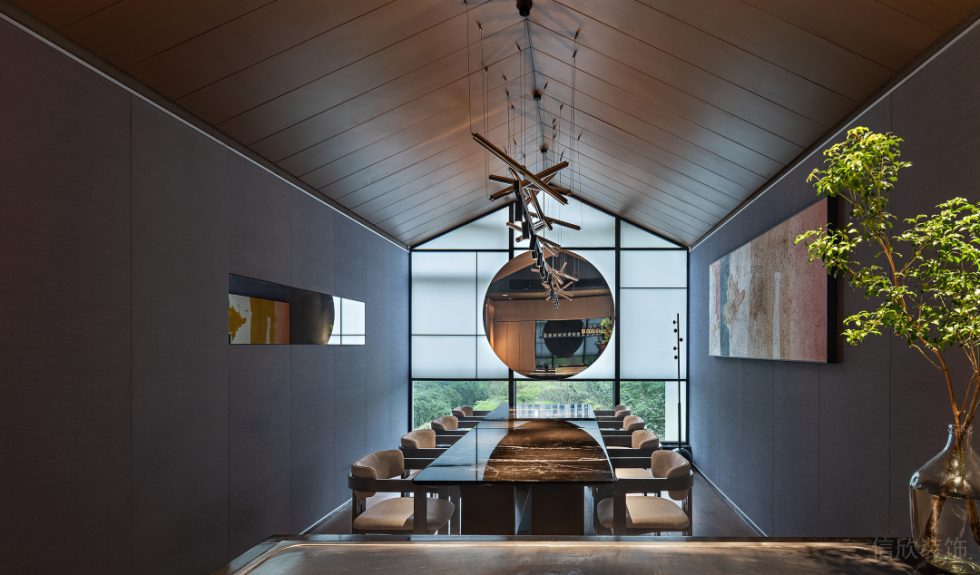 高級輕奢日料餐廳精致用餐區(qū)裝修設(shè)計