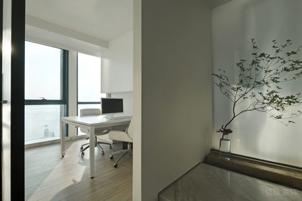 京基濱河時代大廈現(xiàn)代簡約風辦公室裝修案例 財務(wù)室