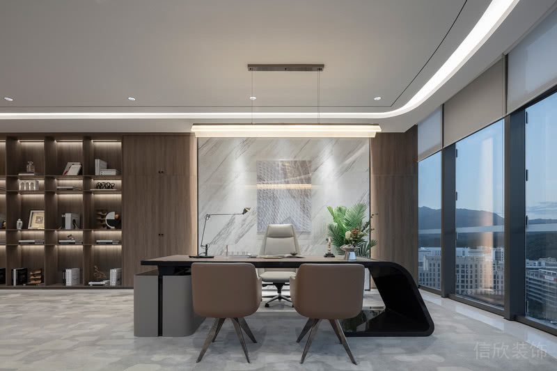 極簡輕奢風(fēng)格辦公室裝修設(shè)計方案 辦公室