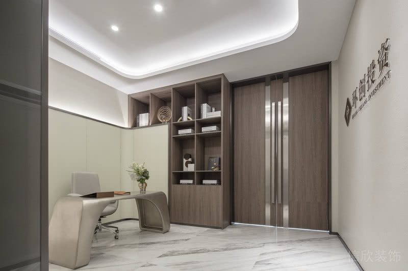 極簡輕奢風(fēng)格辦公室裝修設(shè)計方案 辦公室 (2)