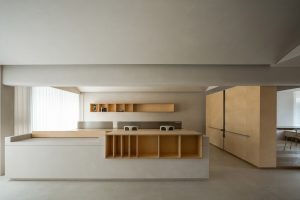 璟霆大廈溫馨原木風(fēng)辦公室裝修方案 空間概覽圖