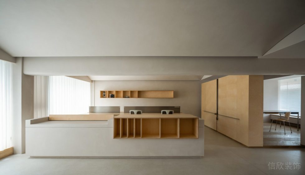 璟霆大廈溫馨原木風(fēng)辦公室裝修方案 空間概覽圖