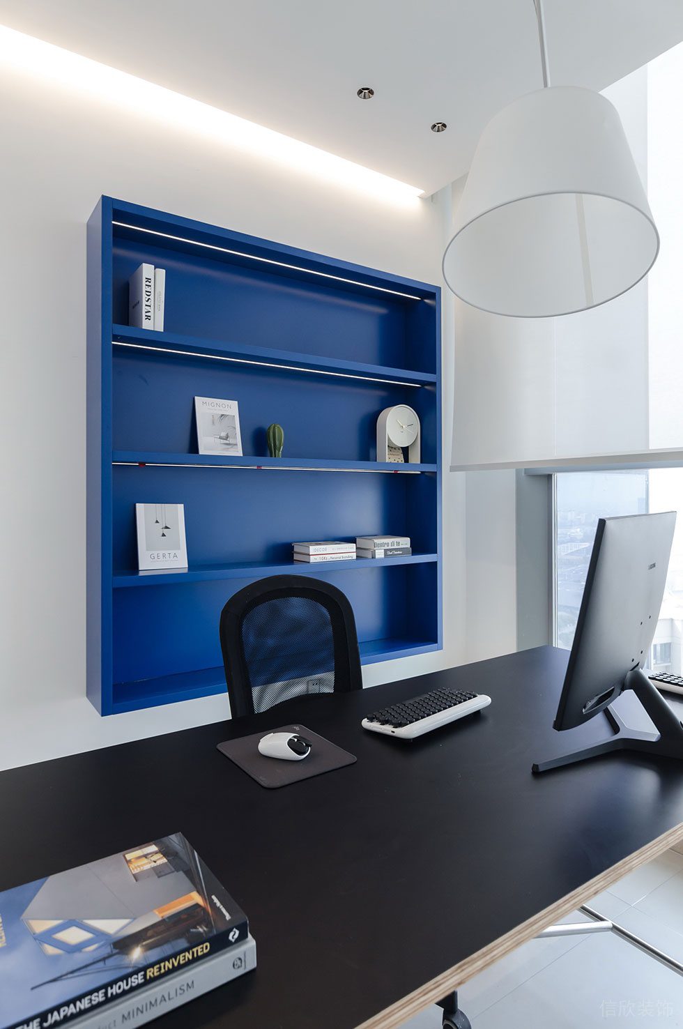 簡約工業(yè)風風辦公室裝修設計案例 辦公室 (2)