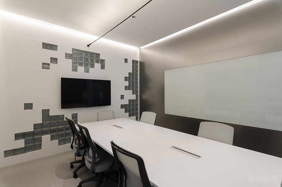 簡約工業(yè)風風辦公室裝修設計案例 會議室