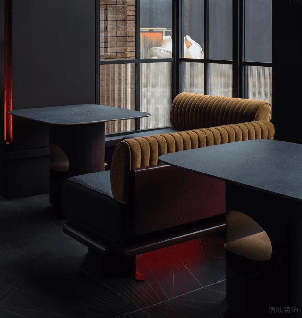 深圳寶安傳統(tǒng)現代結合酒館卡座裝修設計