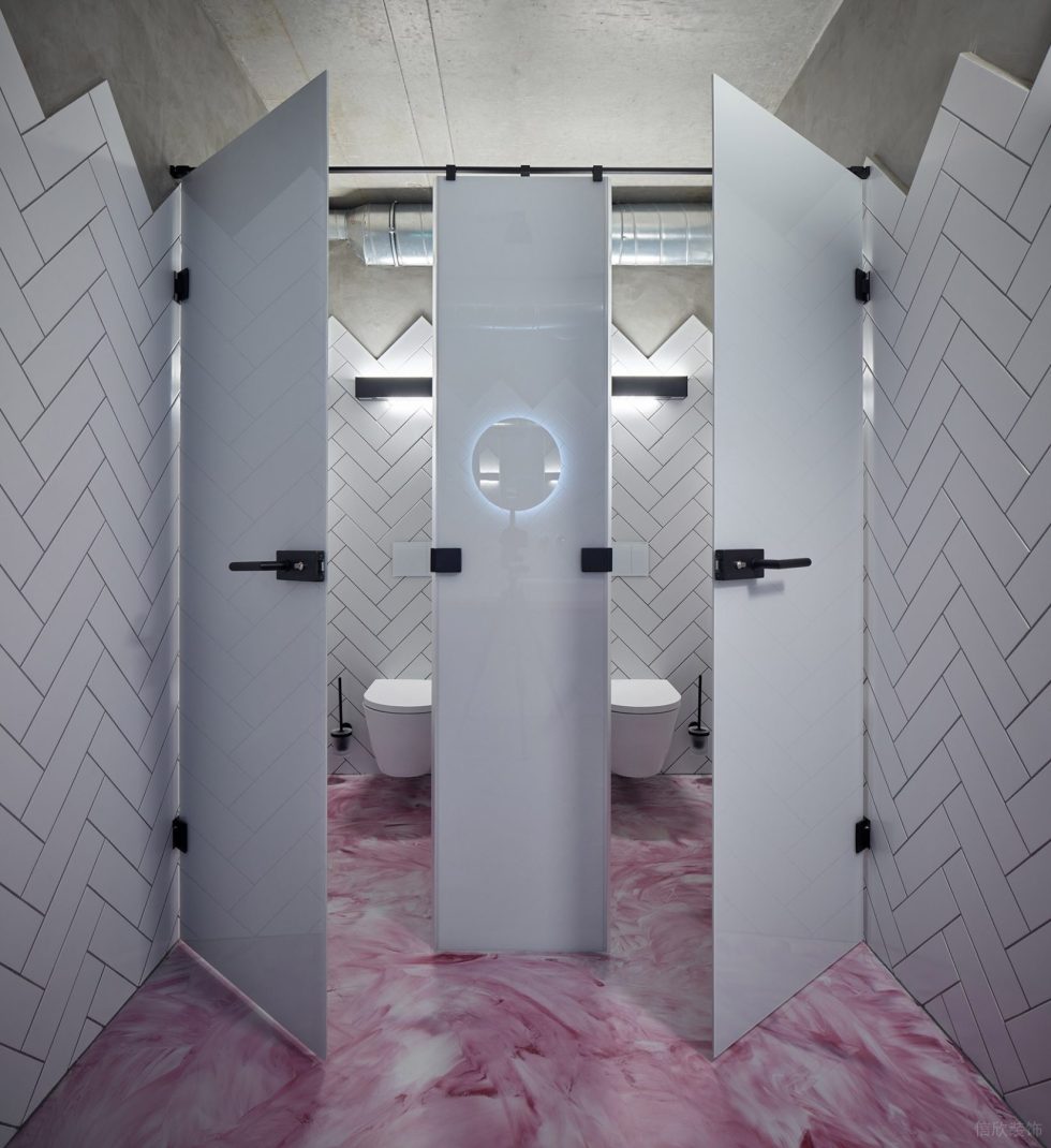 深圳寶安簡約輕工業(yè)酒館衛(wèi)生間裝修設計