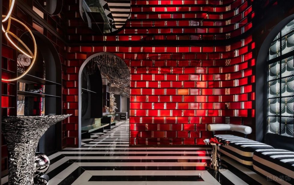 深圳光明時尚西餐廳摩登入口裝修設(shè)計