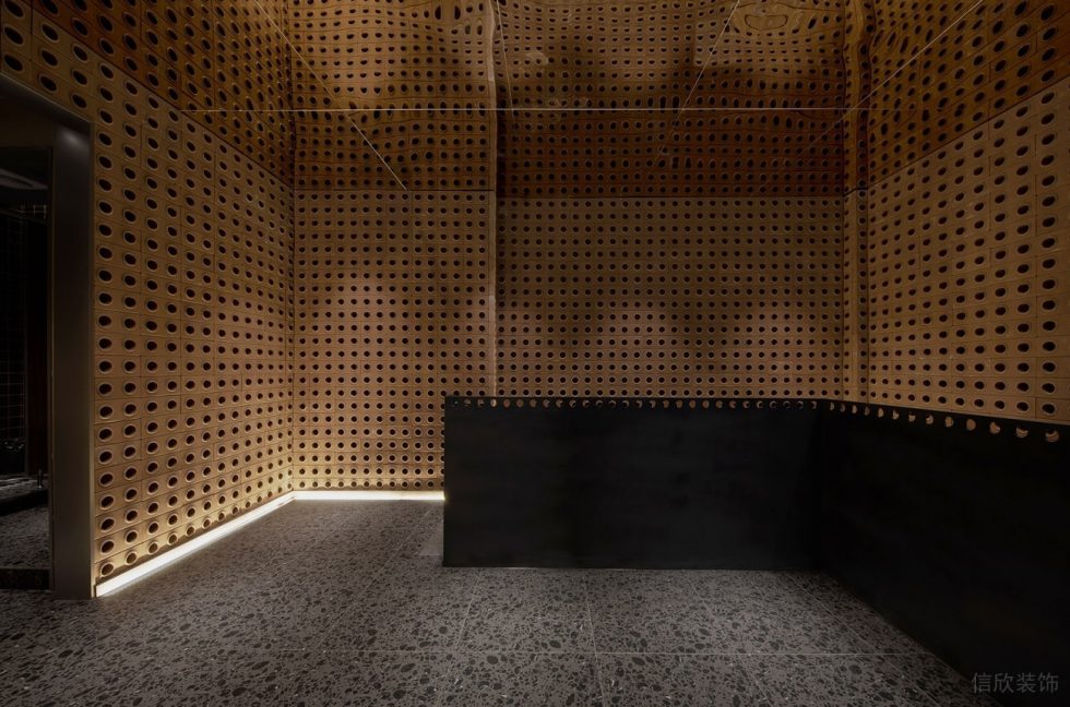 深圳龍崗現(xiàn)代摩登餐廳樓梯間裝修設(shè)計(jì)