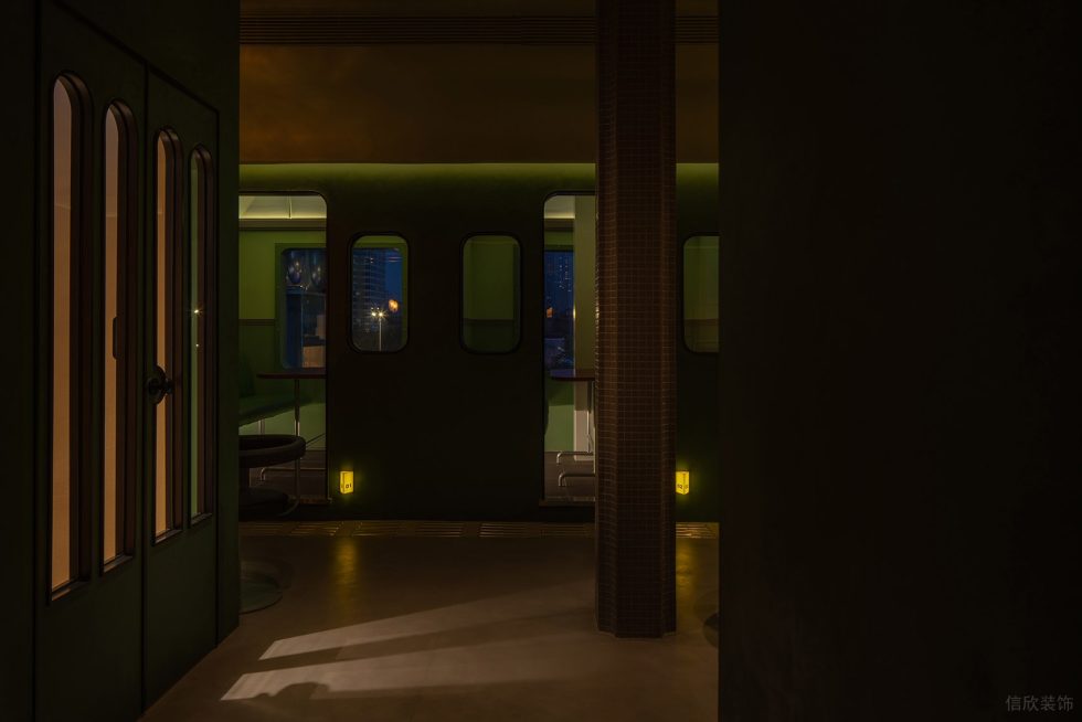 深圳羅湖區(qū)休閑風(fēng)格酒吧灰色配色過(guò)道裝修設(shè)計(jì)