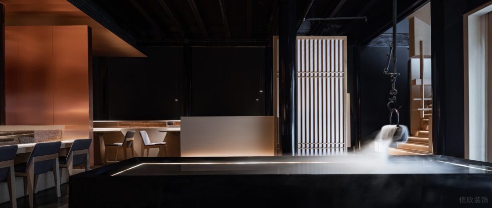 深圳龍華日式禪意餐廳原木壽司包間設(shè)計裝修