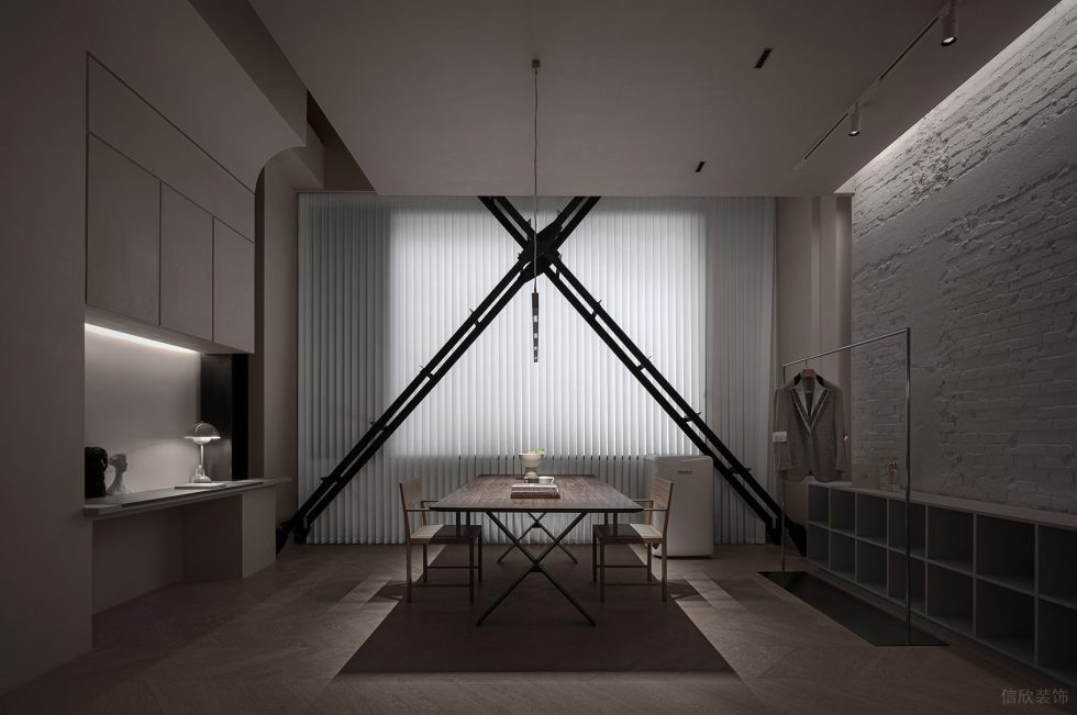 深圳市寶安區(qū)福永lougne Suit服裝定制店裝修設(shè)計(jì)-洽談區(qū)二