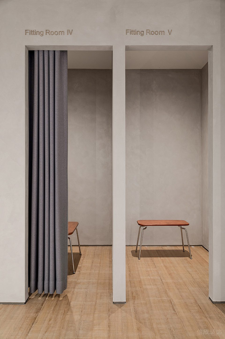 深圳市寶安區(qū)松崗wei Stuff服裝店裝修設(shè)計(jì) 試衣區(qū)