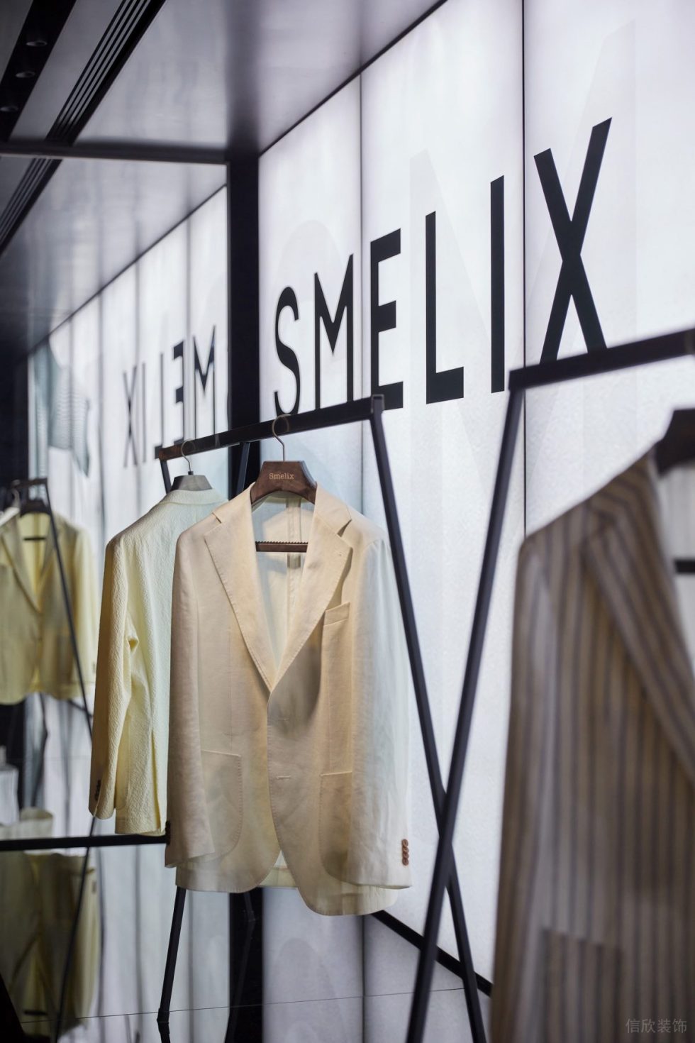 深圳市寶安區(qū)石巖smelix仕覓男裝高定店裝修設(shè)計(jì) 大廳三