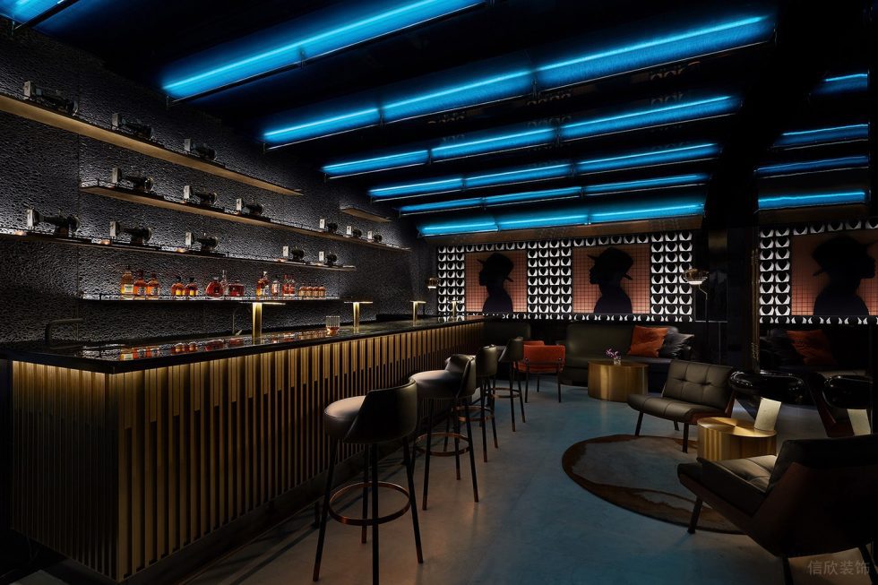 深圳市寶安區(qū)石巖smelix仕覓男裝高定店裝修設(shè)計(jì) 酒吧洽談區(qū)二