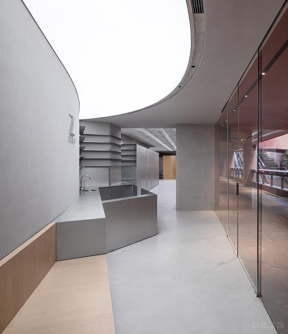 深圳市福田區(qū)筆架山z Zest美發(fā)沙龍裝修設(shè)計(jì) 過(guò)道