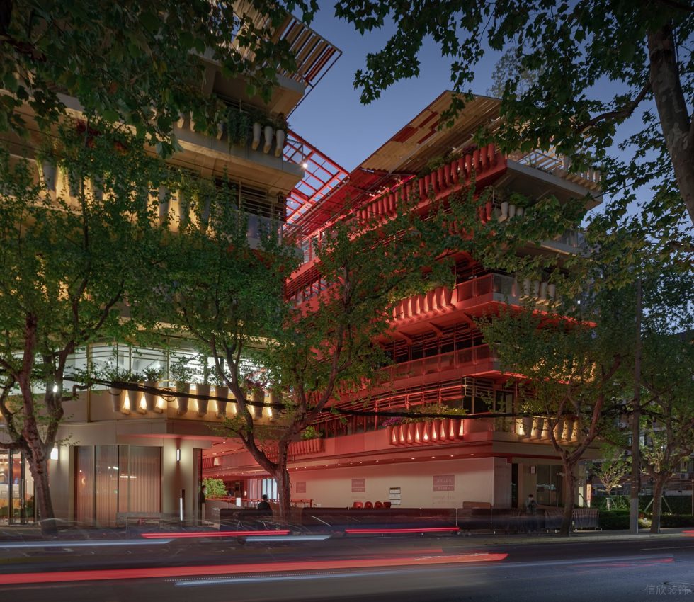 深圳市福田區(qū)筆架山z Zest美發(fā)沙龍裝修設(shè)計(jì) 街景視角