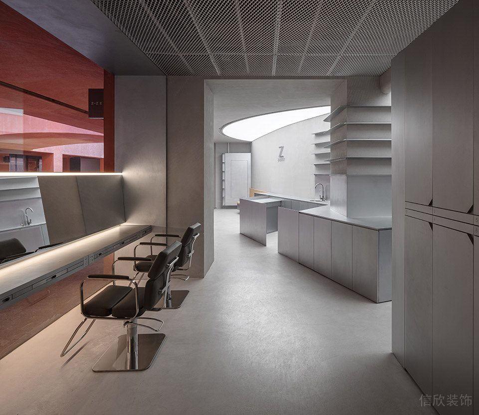 深圳市福田區(qū)筆架山z Zest美發(fā)沙龍裝修設(shè)計(jì) 造型區(qū)二