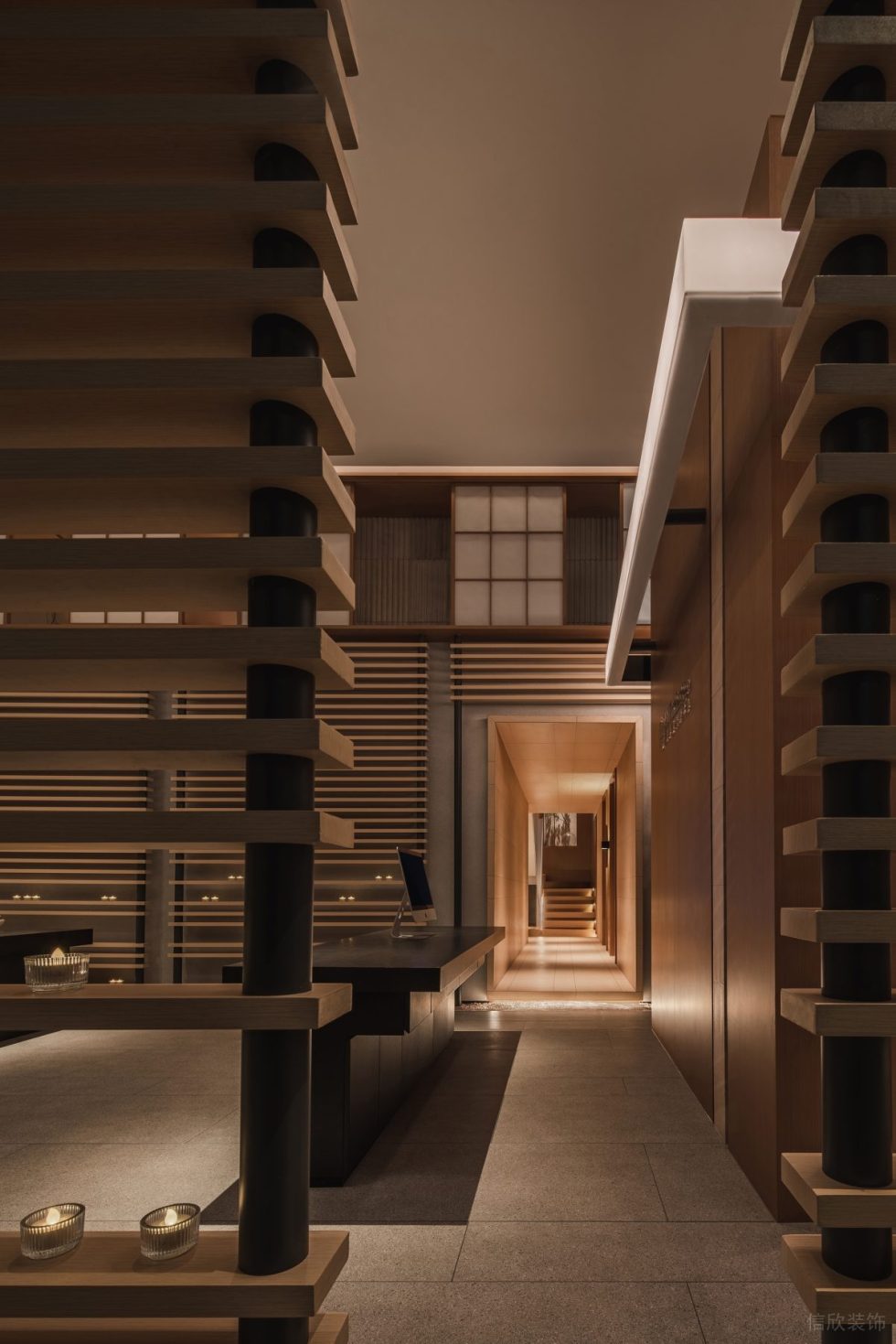 深圳市福田區(qū)保稅區(qū)蘭美容抗衰中心裝修設(shè)計 過道