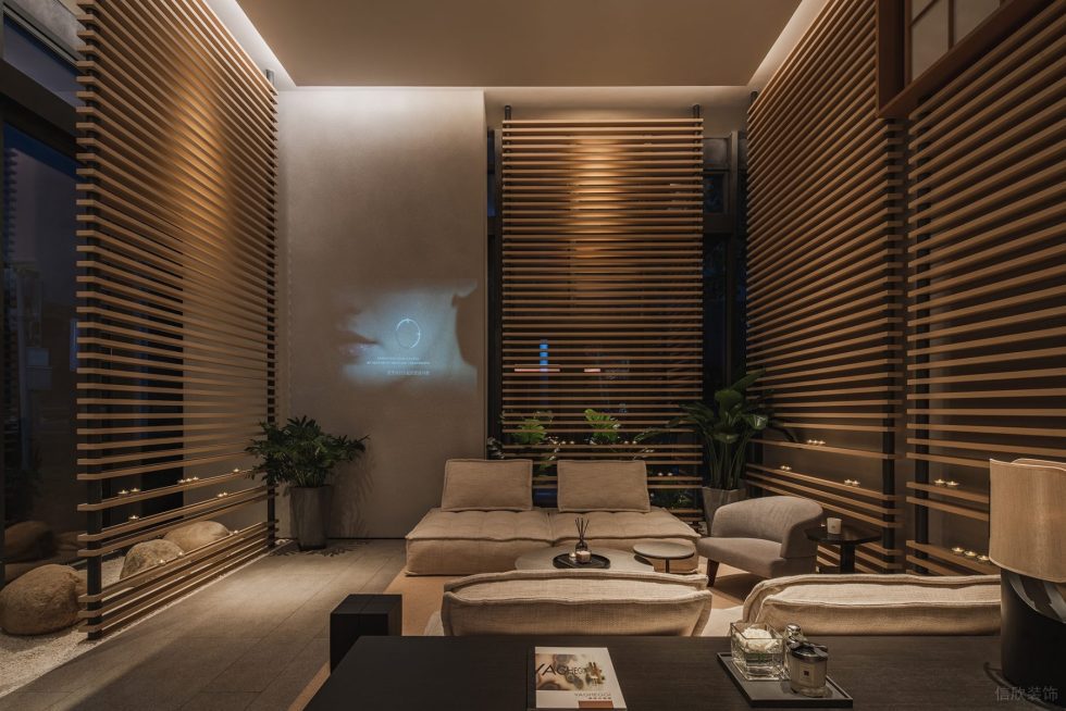 深圳市福田區(qū)保稅區(qū)蘭美容抗衰中心裝修設(shè)計 接待大廳二