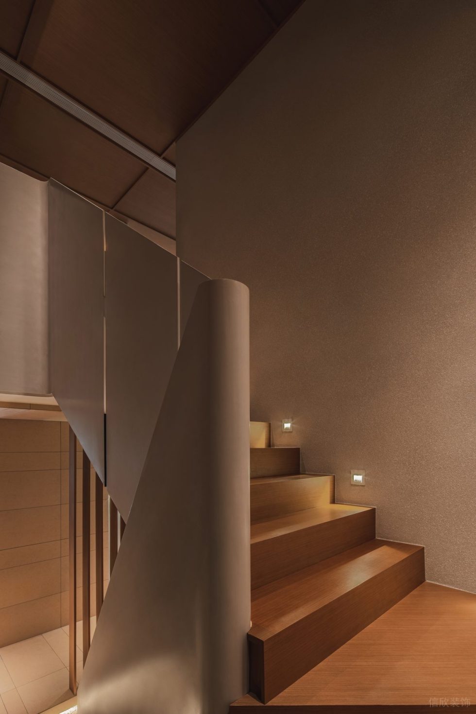 深圳市福田區(qū)保稅區(qū)蘭美容抗衰中心裝修設(shè)計 樓梯