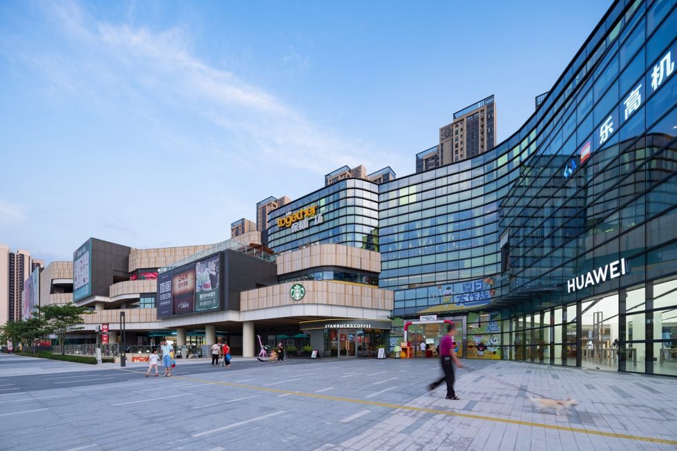 深圳市福田區(qū)蓮花商業(yè)綜合體裝修設(shè)計(jì) 正立面