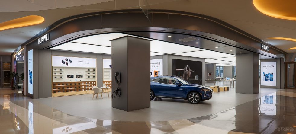 深圳市福田區(qū)上下沙現(xiàn)代風華為k11旗艦店裝修設計-商場視角 深圳市福田區(qū)上下沙現(xiàn)代風華為k11旗艦店裝修設計-商場視角