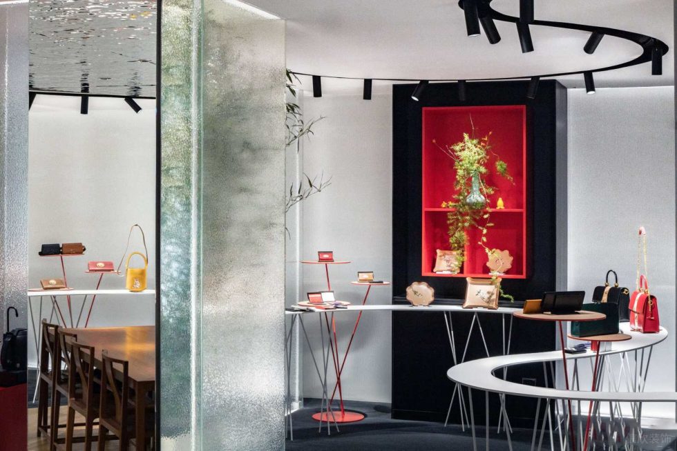 深圳市福田中心區(qū)皮革藝術(shù)形象店裝修設(shè)計(jì) 入戶(hù)