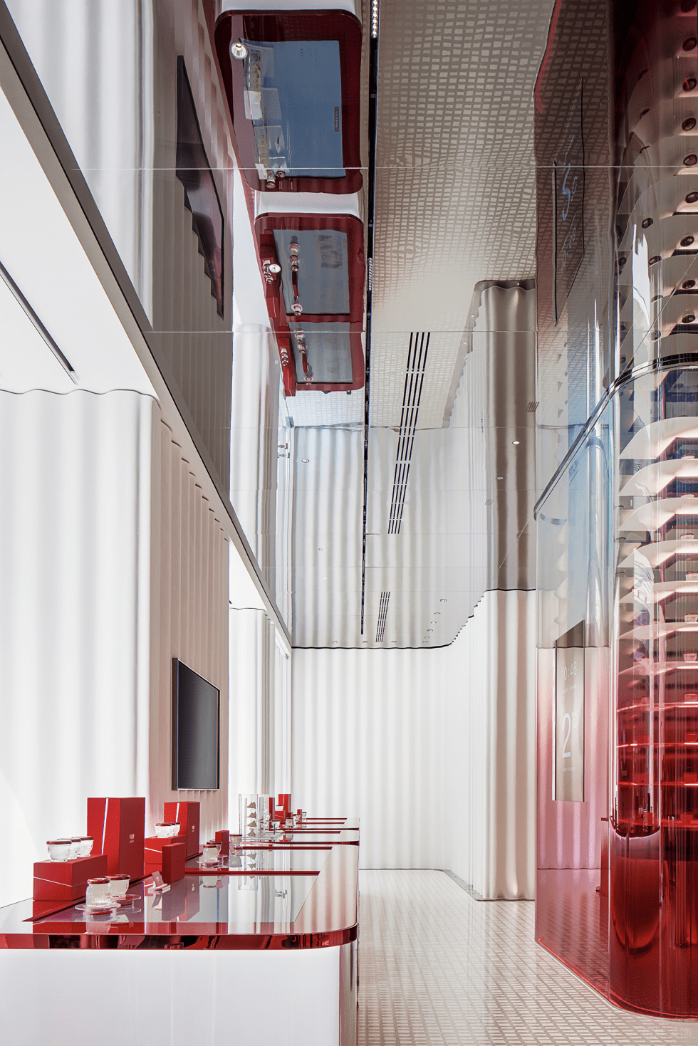 深圳市龍崗區(qū)布吉小仙燉鮮燉燕窩專賣店旗艦店裝修設(shè)計(jì)-燕窩體驗(yàn)區(qū)