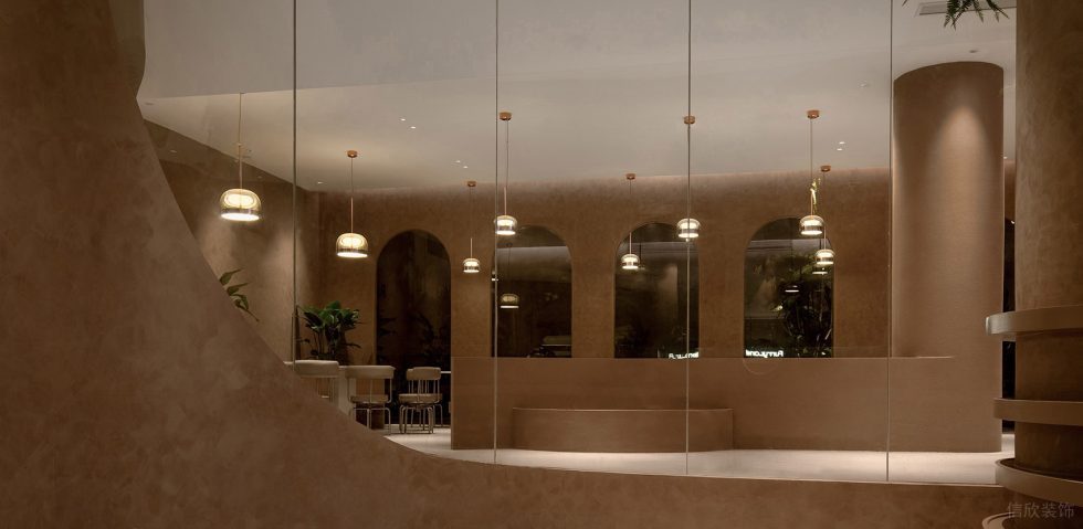 深圳市龍崗區(qū)橫崗有貓植說寵物店裝修設(shè)計-半開放式外立面