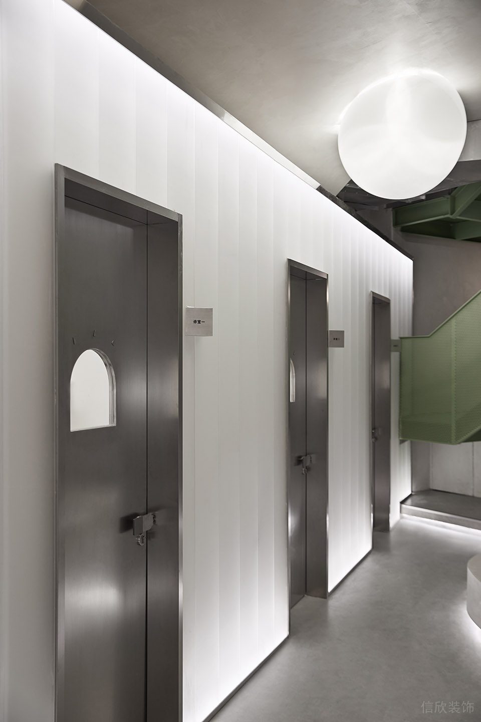 深圳市龍崗區(qū)龍崗中心城春田寵物醫(yī)院裝修設(shè)計(jì)-走廊