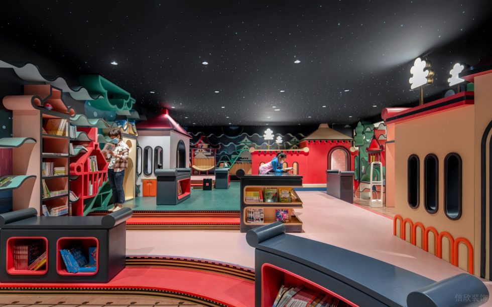 深圳市羅湖區(qū)寶安南新中式風(fēng)書店裝修設(shè)計-兒童游樂場閱讀區(qū) 深圳市羅湖區(qū)寶安南新中式風(fēng)書店裝修設(shè)計-兒童游樂場閱讀區(qū)