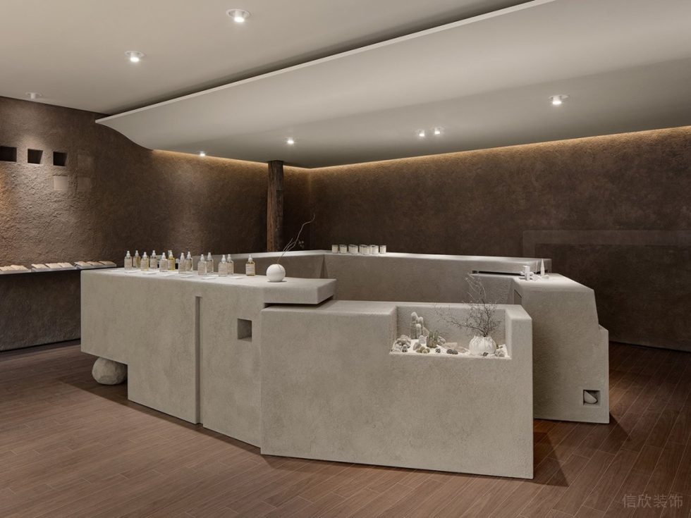 深圳市羅湖區(qū)東門現(xiàn)代風(fēng)香薰店裝修設(shè)計(jì)實(shí)景效果圖-灰色水泥造型島臺(tái)展區(qū) 深圳市羅湖區(qū)東門現(xiàn)代風(fēng)香薰店裝修設(shè)計(jì)實(shí)景效果圖-灰色水泥造型島臺(tái)展區(qū)