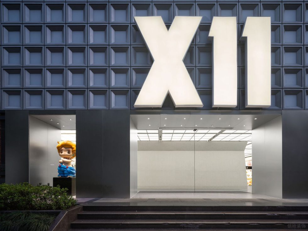深圳市南山區(qū)后海x11全球旗艦店裝修設計 門面