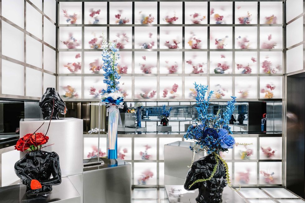 深圳市南山區(qū)南頭dresscode花卉概念店裝修設(shè)計(jì) 展臺(tái)