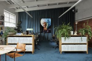 深圳市南山區(qū)深圳灣科技生態(tài)園地中海風(fēng)格辦公室裝修設(shè)計(jì)方案 開(kāi)放式工作區(qū)