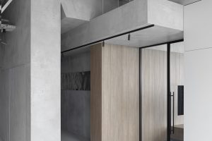 深圳市南山區(qū)訊美科技廣場(chǎng)現(xiàn)代工業(yè)風(fēng)辦公室裝修設(shè)計(jì)方案 大門(mén)門(mén)廳處