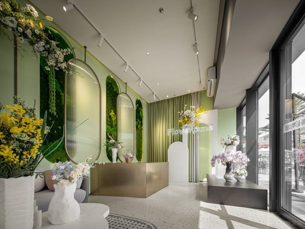 深圳市南山中心區(qū)現(xiàn)代風(fēng)花店裝修設(shè)計(jì) 前臺(tái)