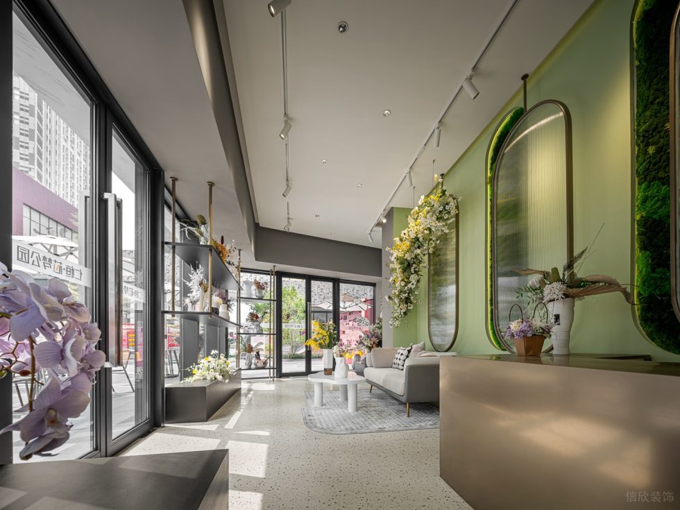 深圳市南山中心區(qū)現(xiàn)代風(fēng)花店裝修設(shè)計(jì) 入戶(hù)