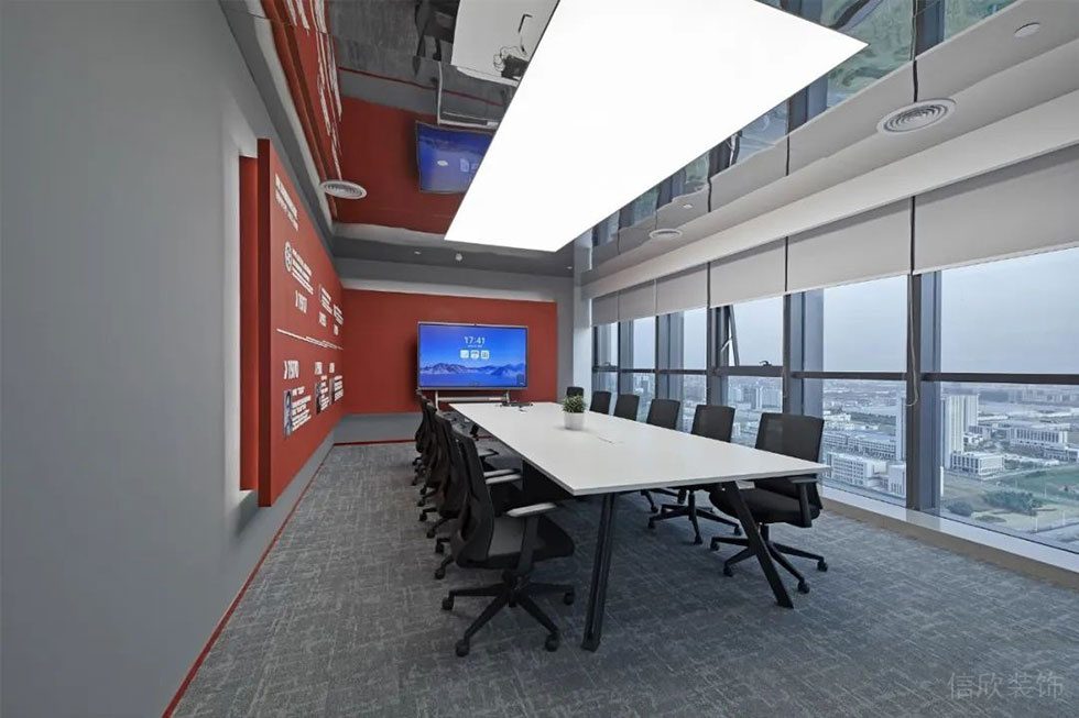 現(xiàn)代極簡(jiǎn)主義灰色主調(diào)辦公室裝修設(shè)計(jì)案例 會(huì)議室
