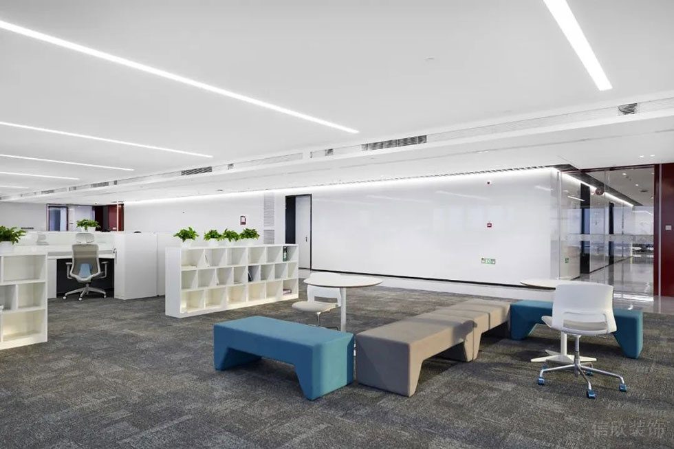 現(xiàn)代極簡主義灰色主調(diào)辦公室裝修設(shè)計(jì)案例 休息區(qū)