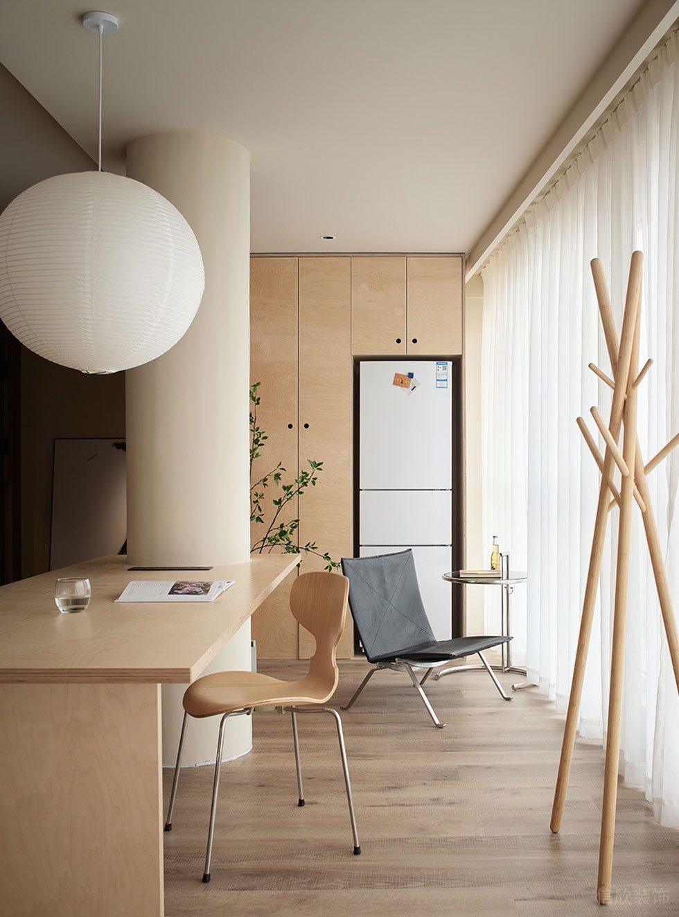 現(xiàn)代原木簡約風(fēng)格辦公室裝修設(shè)計方案 主要辦公區(qū)