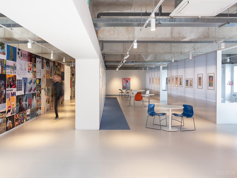 簡約清新工業(yè)風(fēng)藝術(shù)裝飾品店鋪裝修設(shè)計(jì) 藝術(shù)畫展示墻